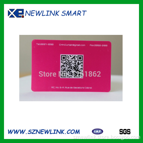 2016 Top Class Quality PVC PET Vehicle Windshield UHF RFID Card